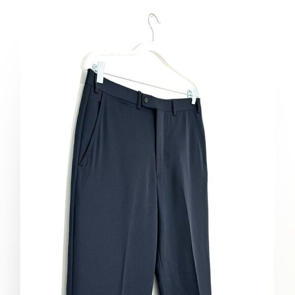 Valentino virgin wool pant suit in navy - Picture 6 of 16